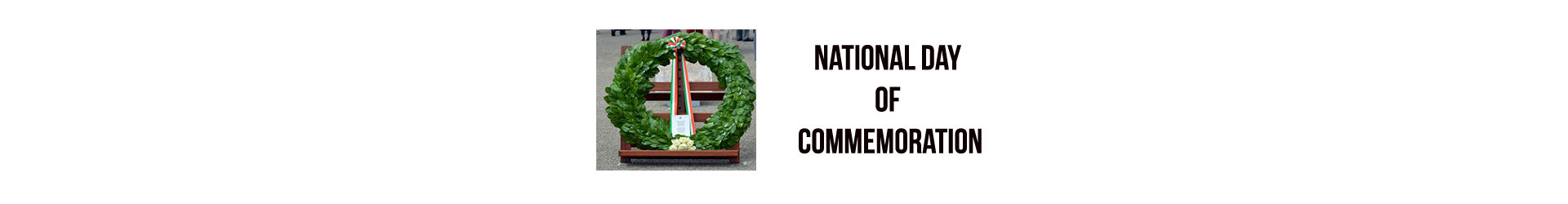 National Day of Commemoration – Sunday 08 July 2018